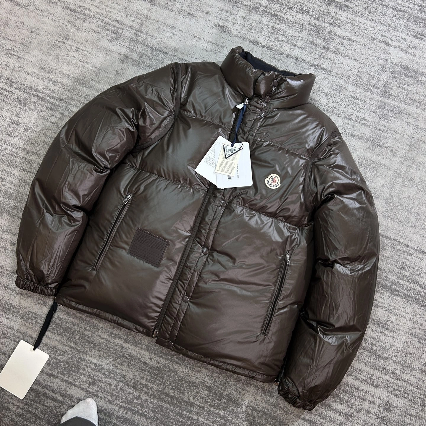 wg.luxury-- 7o9385r Down jacket white goose down reversible 3colour item: E-F443J1220-3H